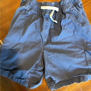 Casual Blue Shorts with Drawstring